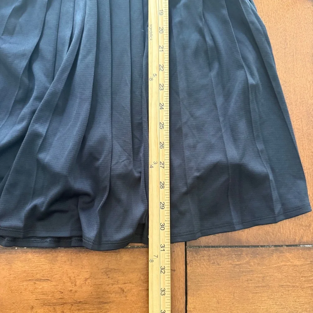 NEW Abercrombie Kids YPB Black Quarter Zip Pleated Active Tennis Dress 15/16‎